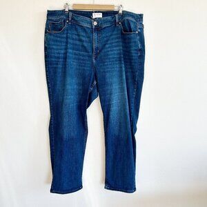 Lane Bryant Jeans Blue High Rise Straight Flex Magic Cotton Stretch